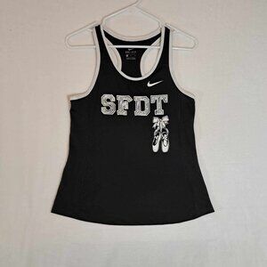 Nike Dri Fit Racerback Tank Top, Women’s‎ M Black Sports